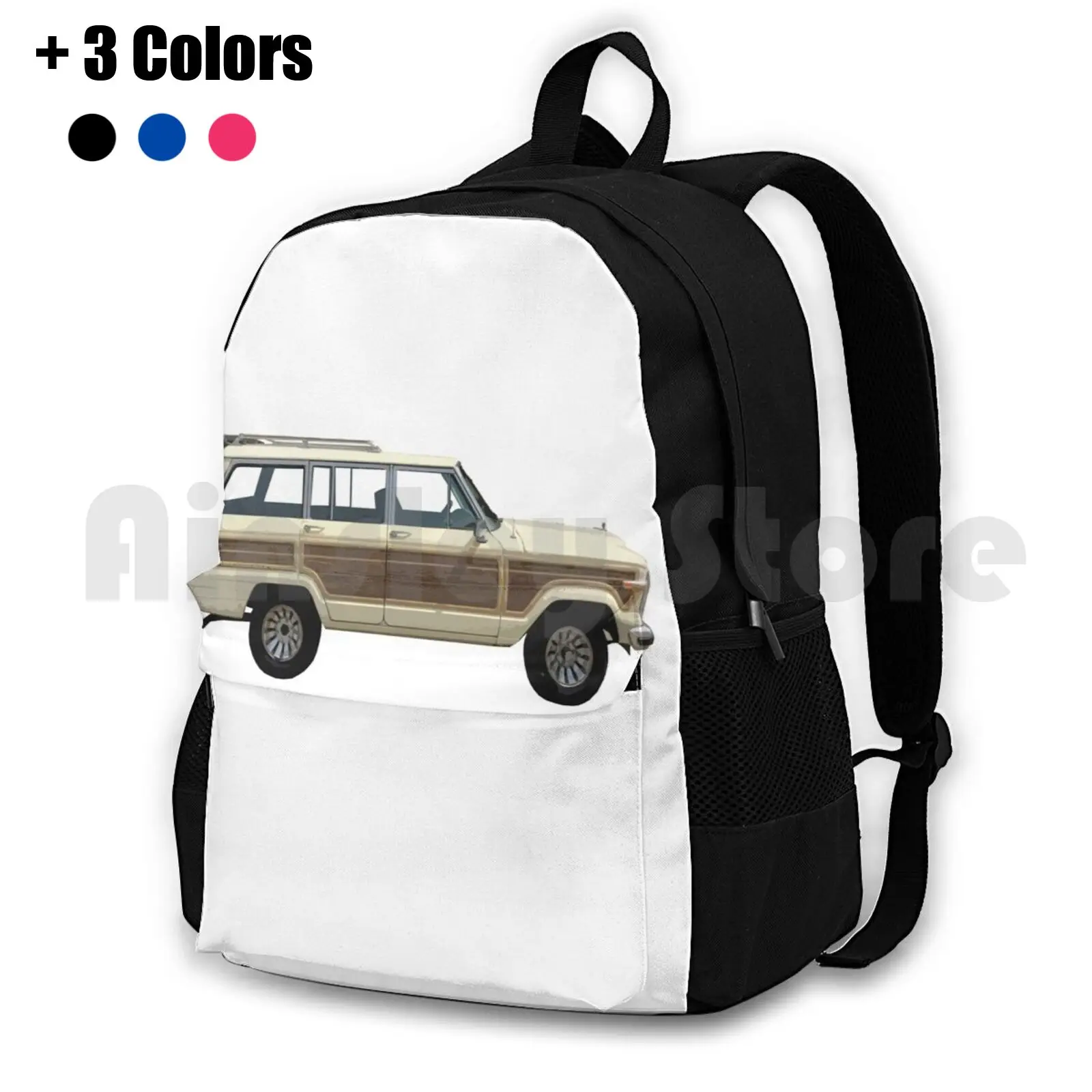 Wagoneer المشي لمسافات طويلة في الهواء الطلق على ظهره ركوب تسلق حقيبة رياضية Wagoneer Wagoner لوحة خشبية لوحة فان وودي الدولة المنصات Giftst