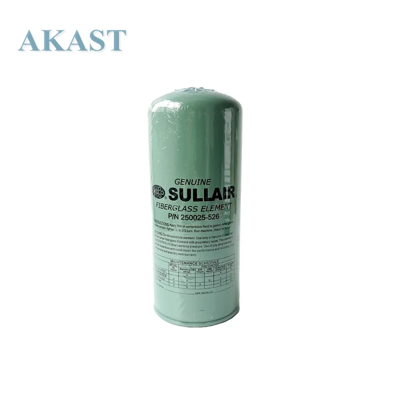 High Quality Sullair Replacement Lube Oil Filter 250025-526 for Sullair Air Compressor Parts