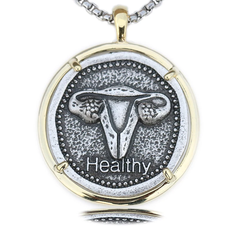 20 PCS / Lot Wholesale Alloy  Uterus Shape Nurse Pendant Charms With Chains Jewelry Pendant Necklace