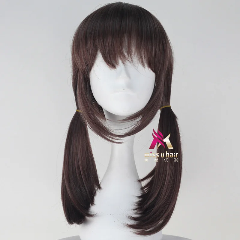 Hot Japanese Anime Wake Up Girls Hisami Nanami Culy short hair cosplay party costume wig +wig cap