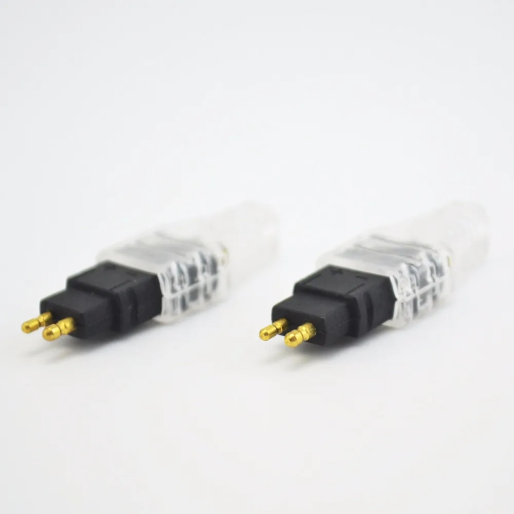 透明ゴールドプレート更新アダプタ HD580 HD600 HD650 ヘッドフォンヘッドセット diy のヘッドフォン用 upgrate ケーブル