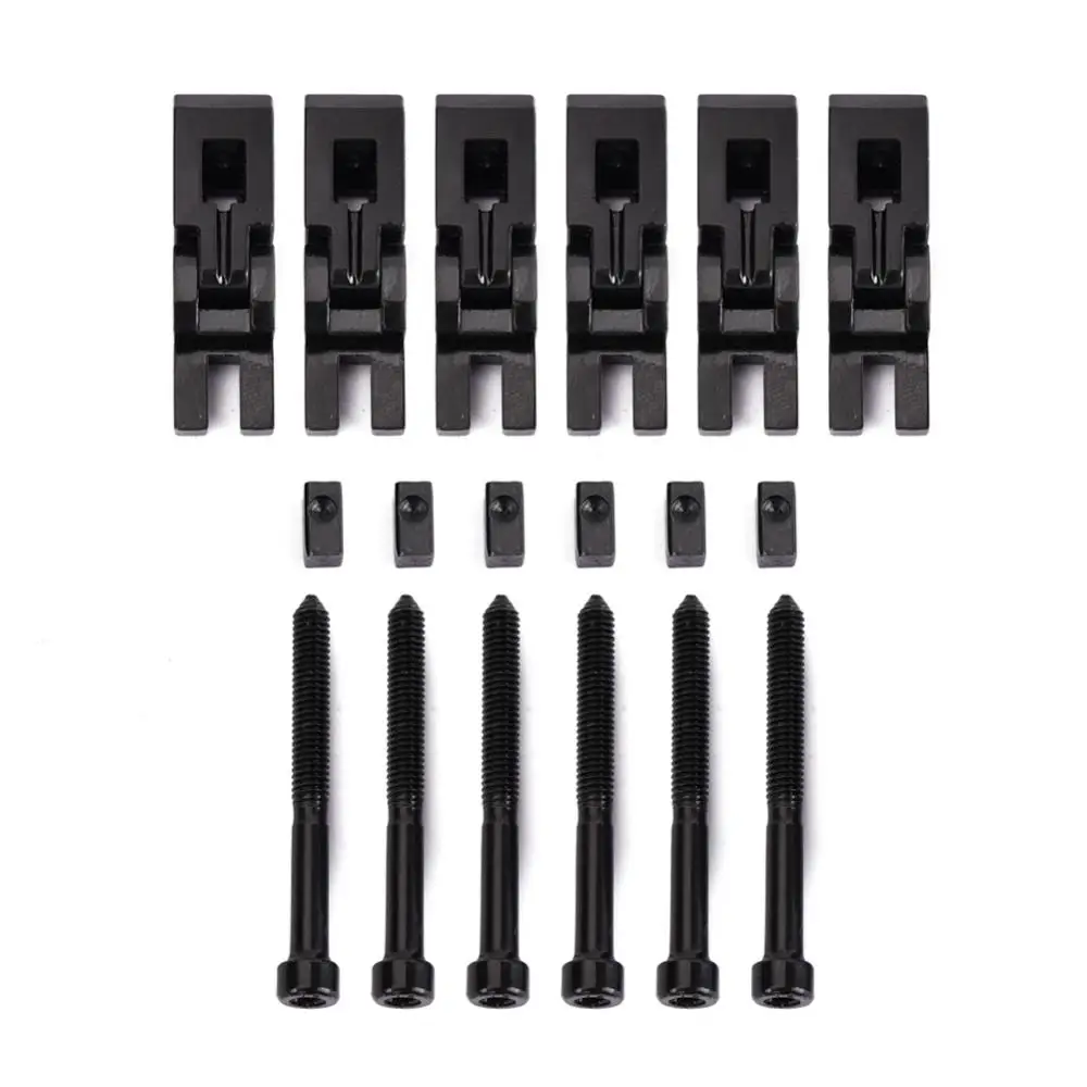 Hot Sale 6Pcs Double Locking System String Saddles for Floyd Rose Guitar Tremolo Bridge electric guitar ремень для гитары