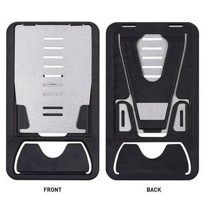 High Quality Aluminum Alloy Card Stand Rack Anti-slip Durable Portable Bracket Support Accessories Desk Phone Holder Card Base