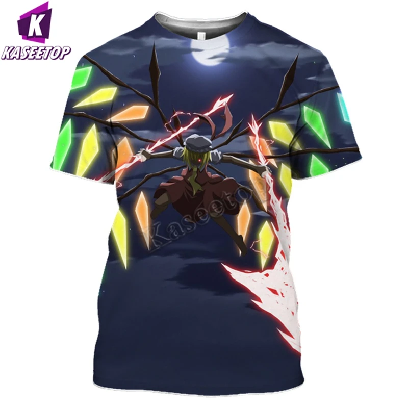 Anime Girl T Shirt Women Hentai Loli 3D Print Touhou Project Tshirt Men Sexy Beauty Hijiri Byakuren Fashion Short Sleeve T256