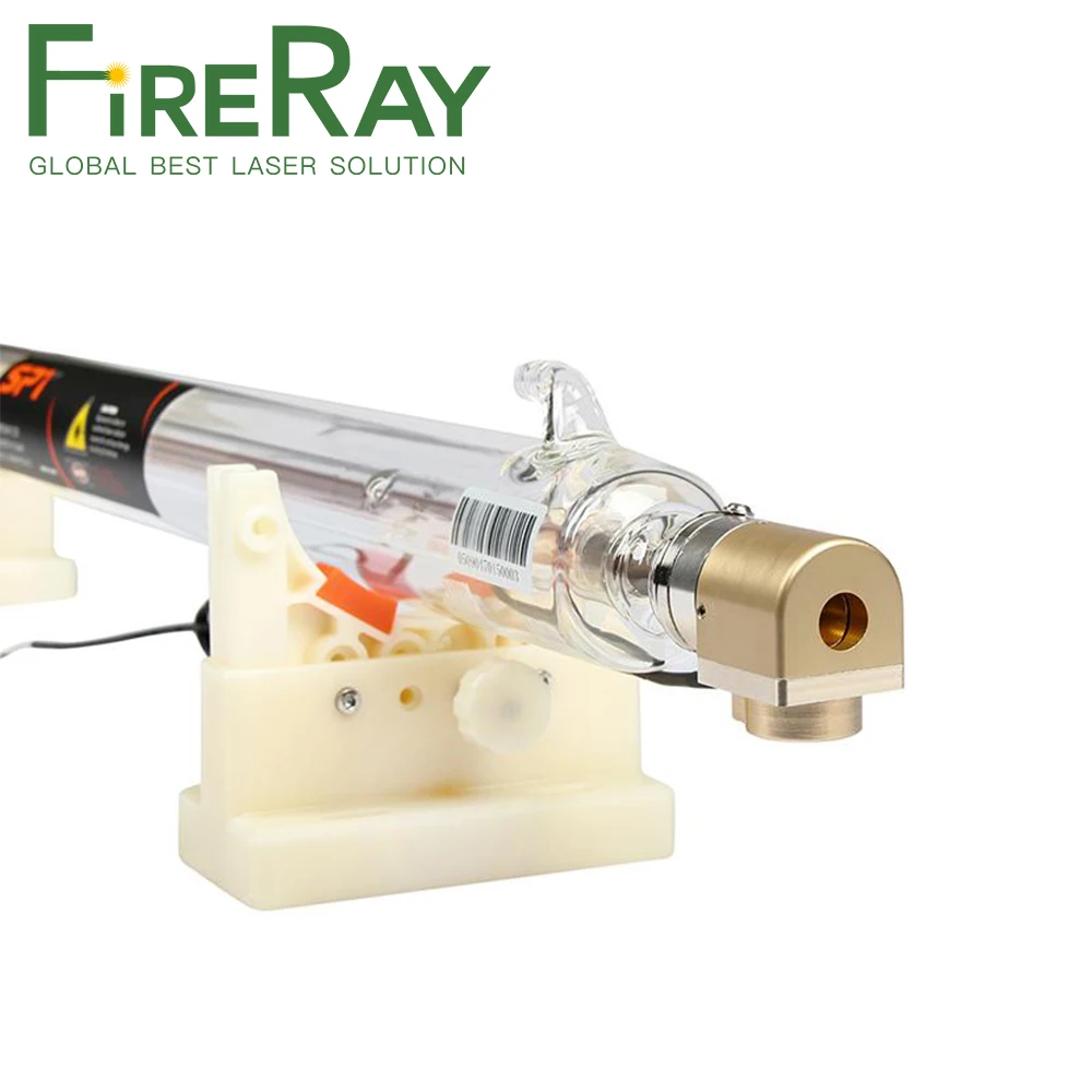 FireRay CO2 Laser Tube 50w 75W Dia.50mm 80mm With Red Point Glass Tube for CO2 Laser Cutting and Engraving Machine