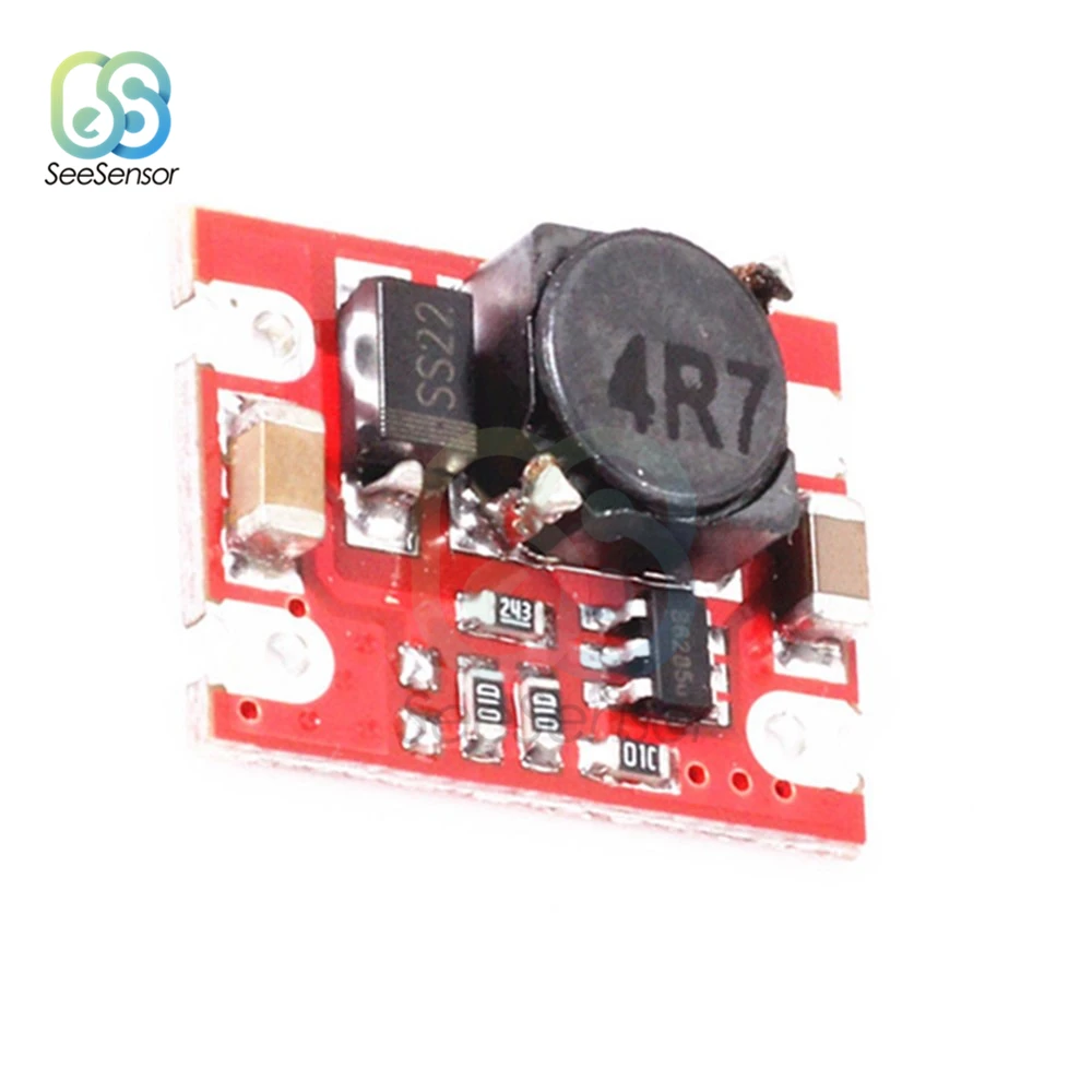 DC-DC 2V-5V ถึง5V Step Up Boost โมดูลแรงดันไฟฟ้า Converter Board 2A คงที่สำหรับแห้งแบตเตอรี่ลิเธียมบอร์ด