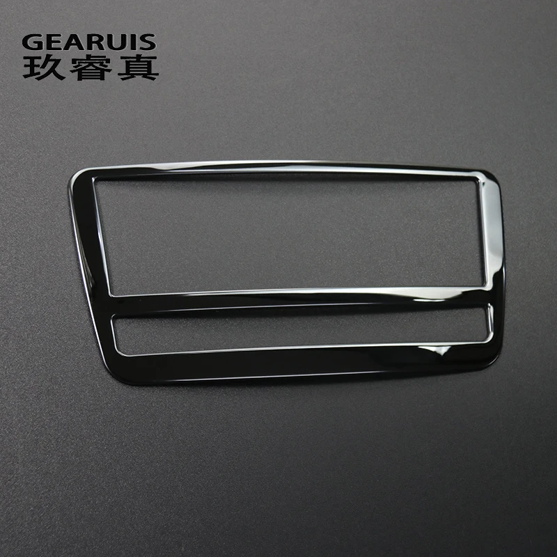 Car Styling Center Console Air Conditioning CD Control Panel Cover Trim For Mercedes Benz GLA X156 CLA C117 A B Class W176 W246