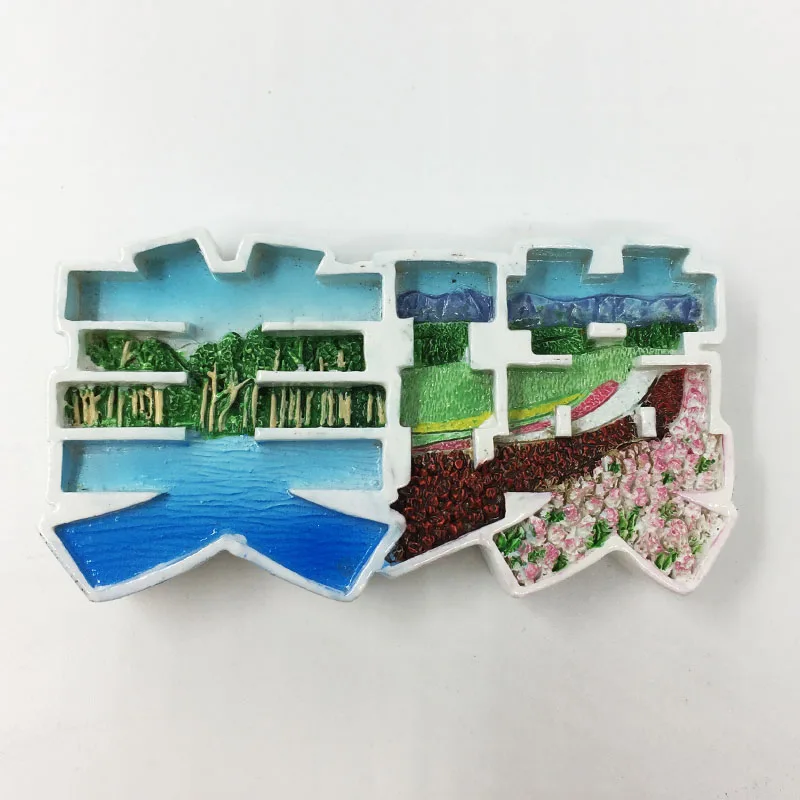 Asia Japan 3D Fridge Magnets Tourist Souvenir Decoration Articles Handicraft Magnetic Refrigerator Collection Gifts