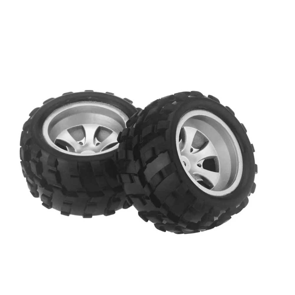 RC Car Tires Rubber Mini Tire Set Wheel Rim Tyre Accessories For WLtoys A979 A979-B A979-A A979-02