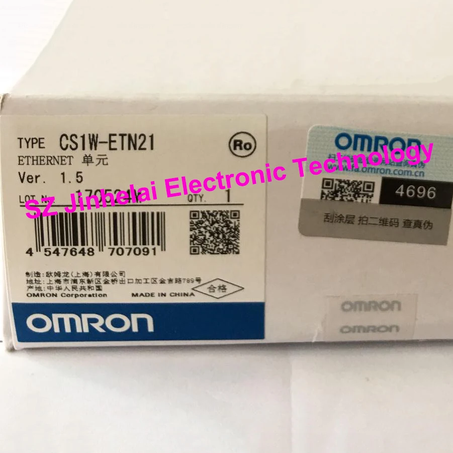 

New and original CS1W-ETN21 OMRON ETHERNET UNIT