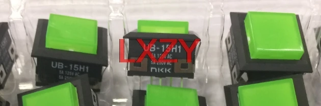 Imagem -02 - Interruptor de Botão Iluminado Verde Peças Lote Ub15h1 Ub-15h1kks1m Ub15kkw015f