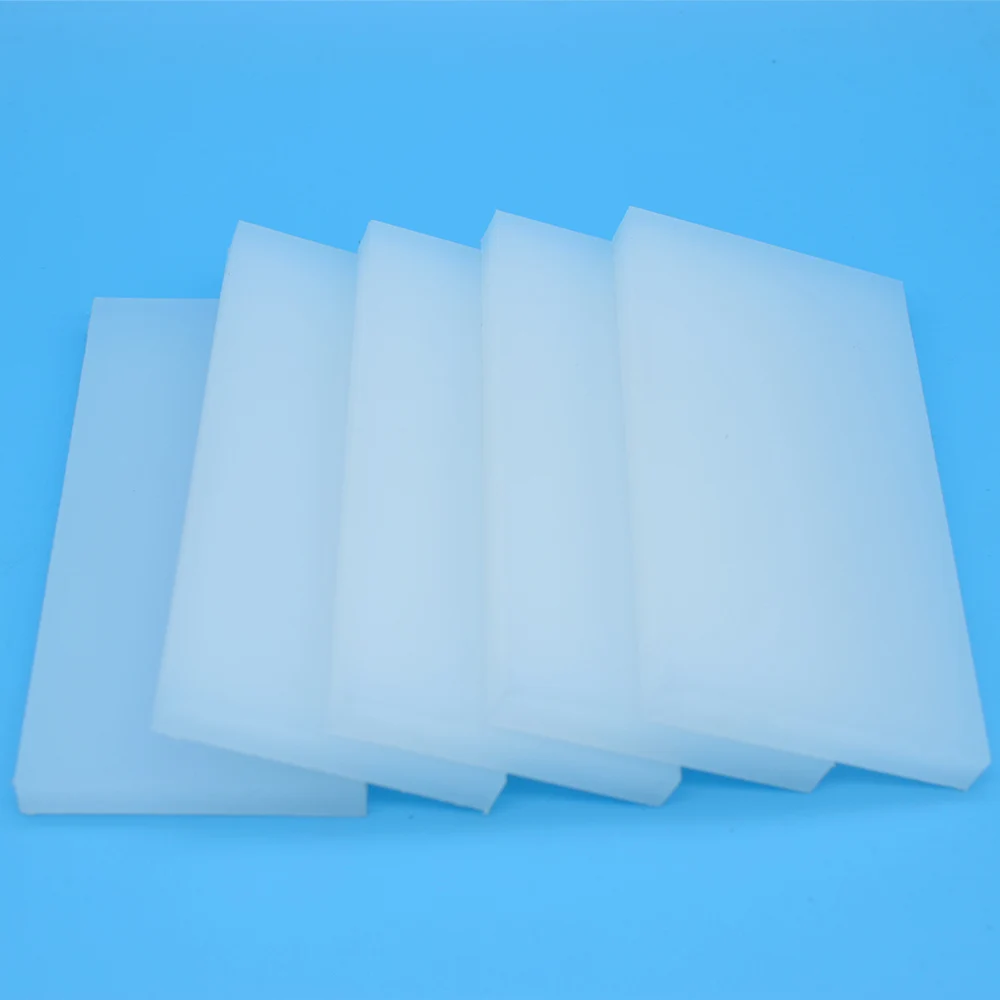 5*10cm Rectangle thickness 8mm Polypropylene board plastic Sheet for hammer Pad Accessories planar Tools diy craft supplies