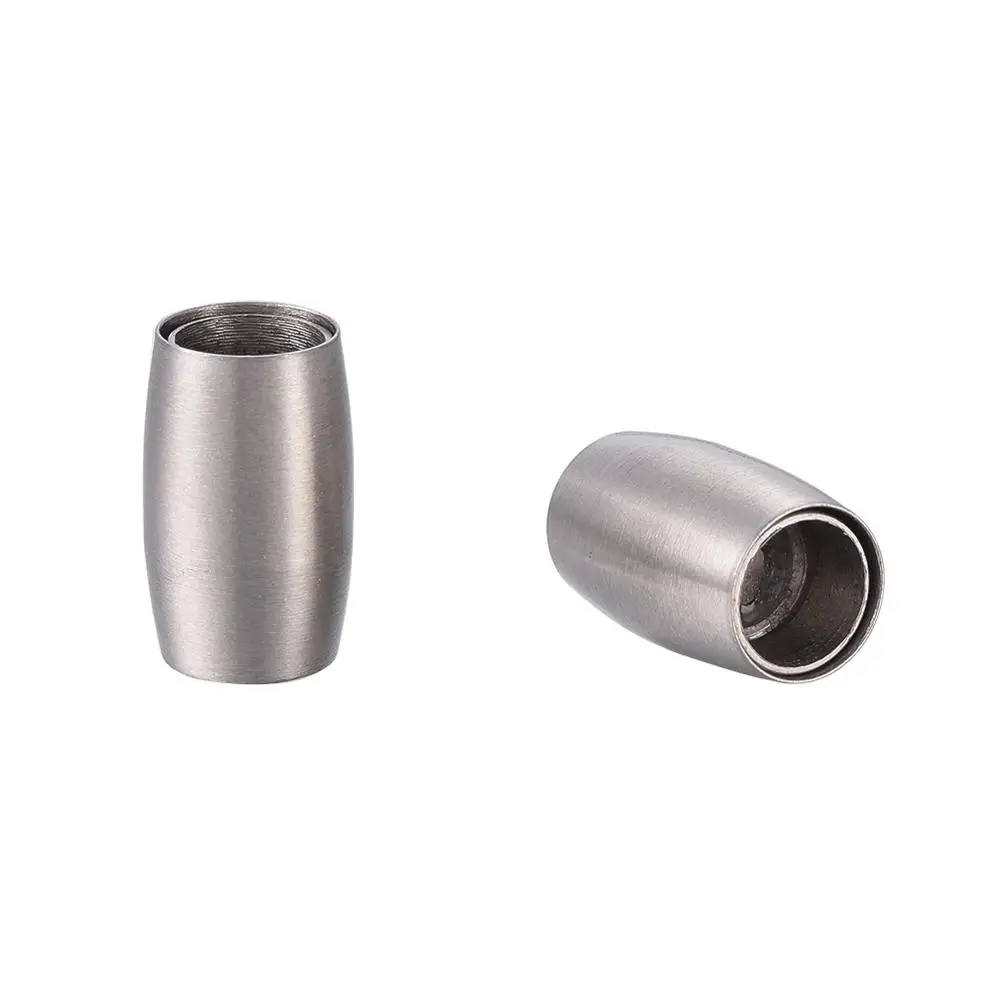 10 Sets Column Magnetic Clasps Matteor Stainless Steel Clasp Bracelet Connector Magnet Buckle Kits for DIY Jewelry Making