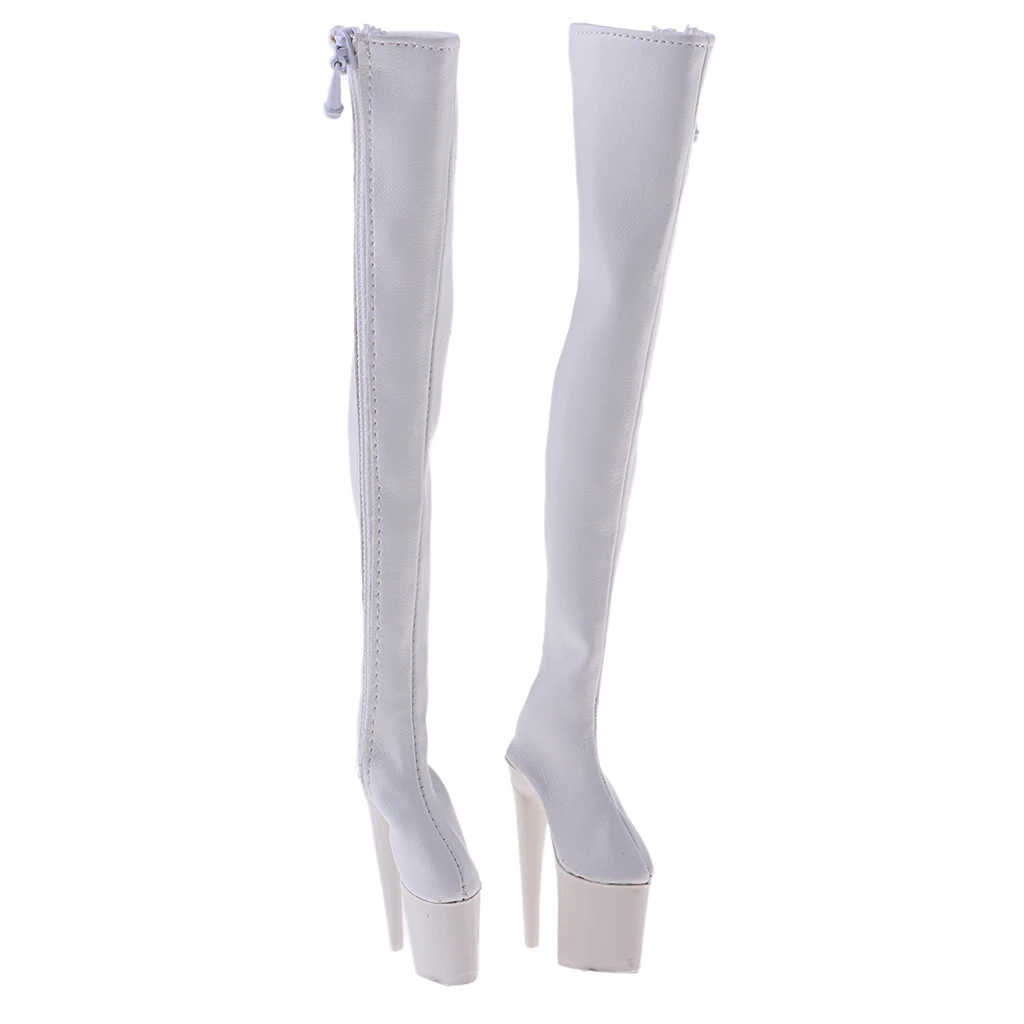 12'' Action Figure Shoes 1/6 Thigh High Boots For  Cy Girls Accessory