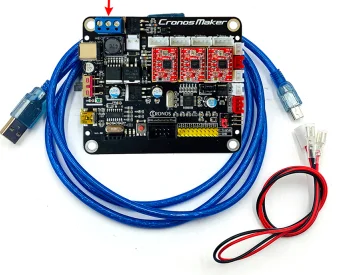 Mini máquina de grabado láser CNC, placa controladora de 3 ejes GRBL, USB, control de grabador láser V3.3 para CNC3018 CNC2418 CNC1610