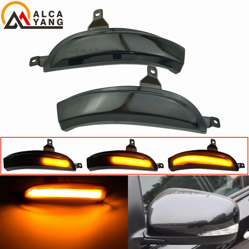 Turn Signal Light LED Dynamic Sequential Lamp For Renault Koleos HY 2011-2017 1st Gen. Facelift Model Mirror Blinker Indicator