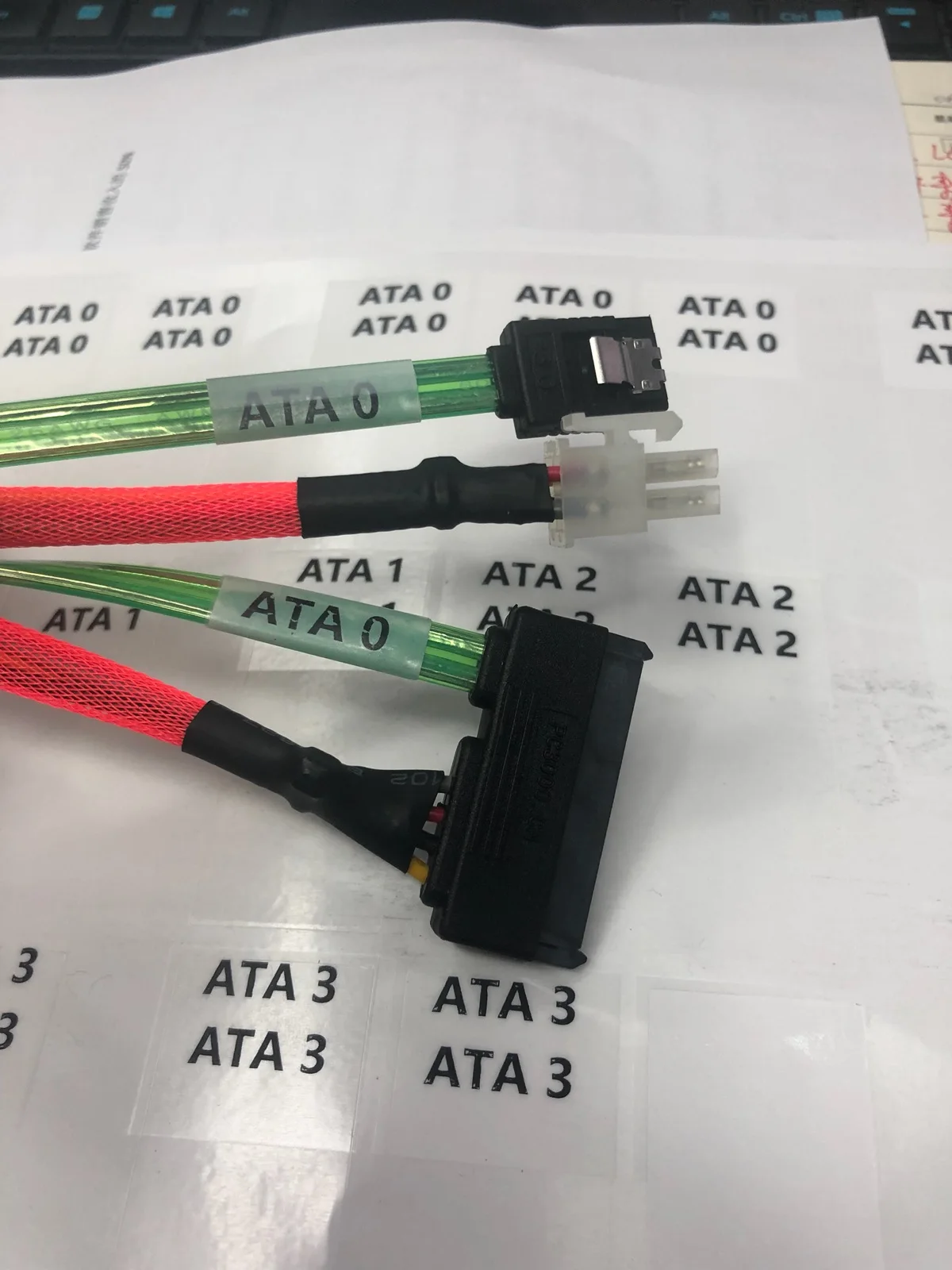 PC3000 Power Cord and SATA6GB Data Cable Support UDMA-E/Express/MRT with 4 Pin Power interface