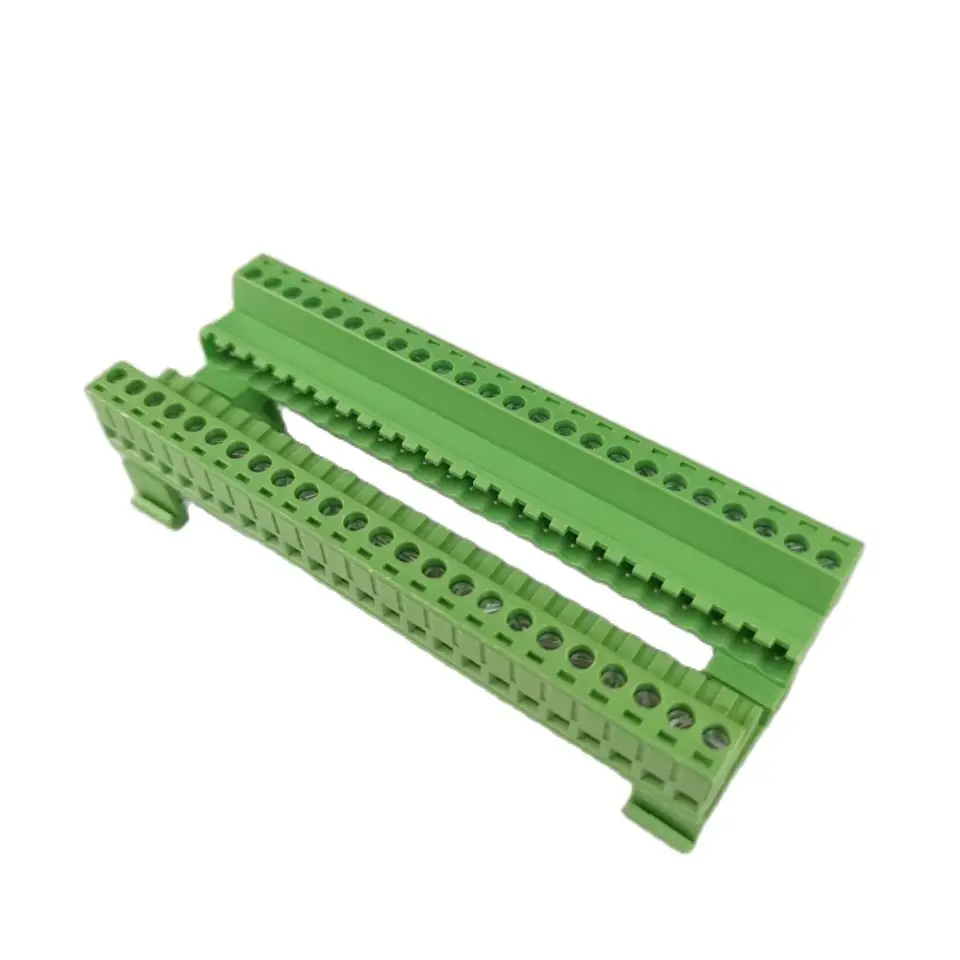 1Set 2-24 Pin 2EDG-UKR-5.08mm Rail Terminal Block Pitch 5.08mm Screw Plug-in Terminal Blocks Connector Din Rail Mounting Instead