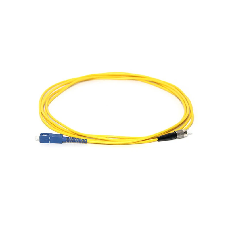 10PCS high quality SC UPC-FC UPC single mode Simplex Fiber Optic Patch Cord SC-FC FTTH Fiber jumper Free Shipping