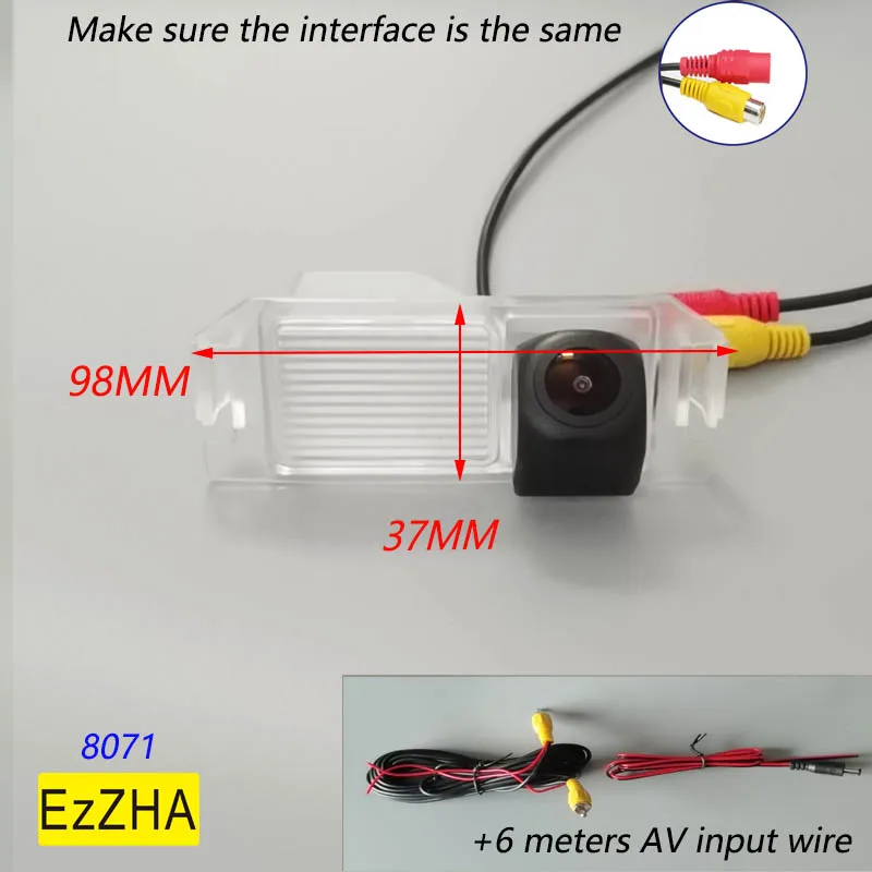 

EzZHA Car CCD Vision Backup Rear View Camera Waterproof Parking Assistance For Hyundai I30 Rohens Solaris Genesis Coupe Kia Soul