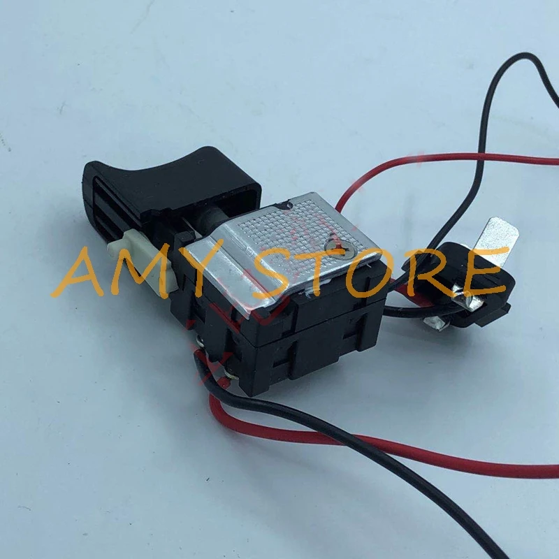1Pc 7.2-24V 12A per batteria al litio Trapano a batteria Interruttore di controllo della velocità Trapano elettrico Interruttore a grilletto con piccola luce