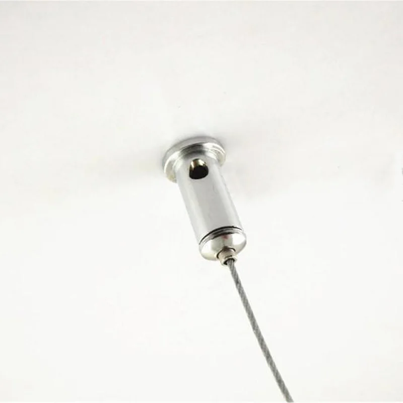 12PCS 1M Steel Cable With Retractable Height For Lifting Various Panel Lights LED Lights Lifter Hooks