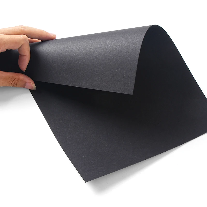 Hard Card A3 Black Cardboard Paper DIY Painting Paperboard 120gsm-300gsm