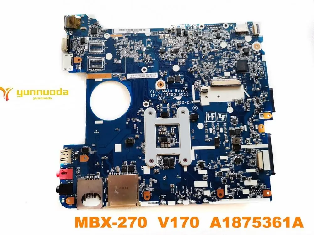 Original for SONY MBX-270 laptop motherboard  MBX-270  V170  A1875361Atested good free shipping