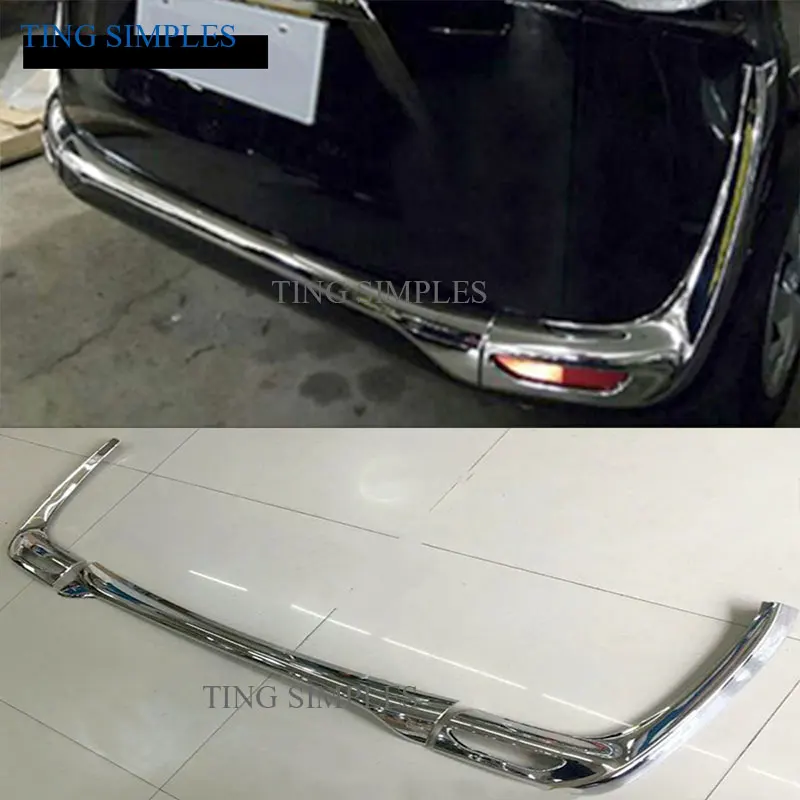 Car Auto Cover Molding For Toyota SIENTA XP170 accessories 2015~2019 ABS Chrome Rear / Front Fog Lamp Light Bumper Trim Strip