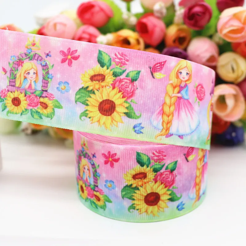 10 Yards 1,5'' 38MM Ripsband mit Blumen- und Tiermotiven für Haarschleifen, DIY-Bastelmaterial Y19081602 – Detail 7