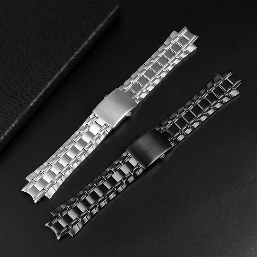 Solid Stainless Steel Strap for Casio EDIFICE EFR-539 5345 Replace Men Metal Butterfly Buckle Bracelet Band Watch Accessories