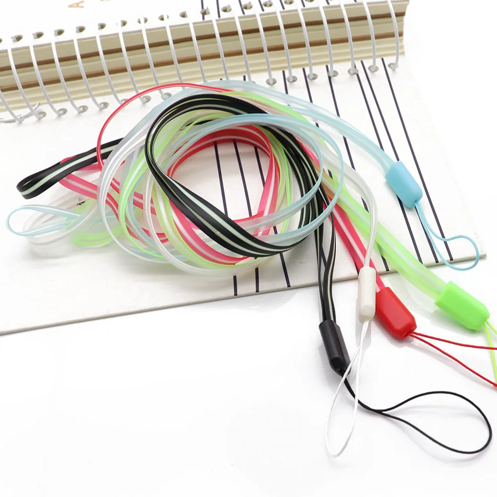 Шнурок на шею для телефона TingDong, шнурок на шнурке из ПВХ, шнурки для ID-карты, шнурки двойного цвета, аксессуары для телефона, шнурок