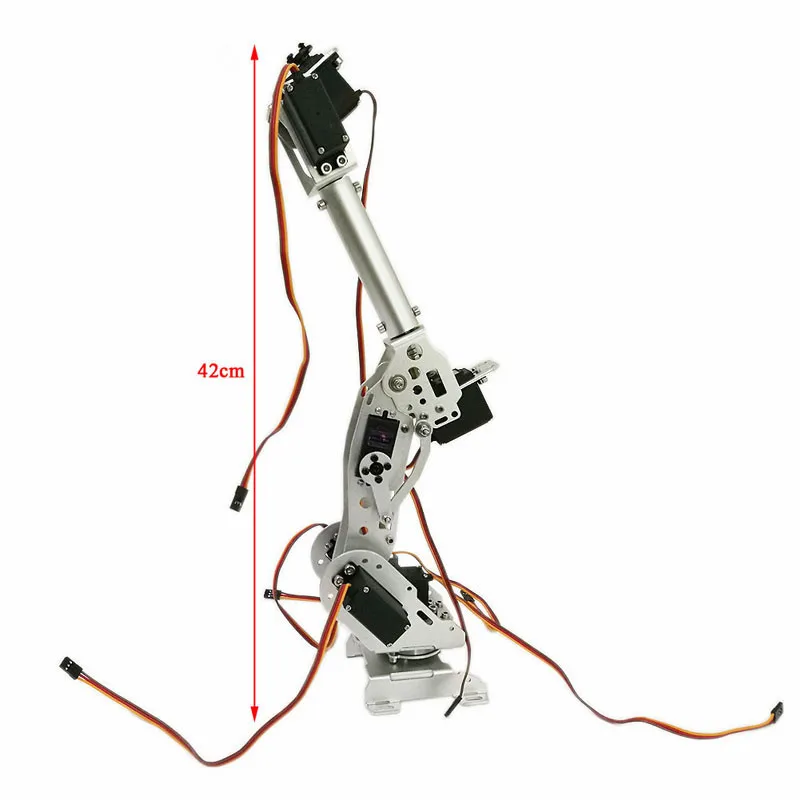 SZDOIT A7 7DOF Metal Smart Robot Arm ABB 7-Axis Robotic Model High Torque Digital Servo DIY Education Free Steering Wheel