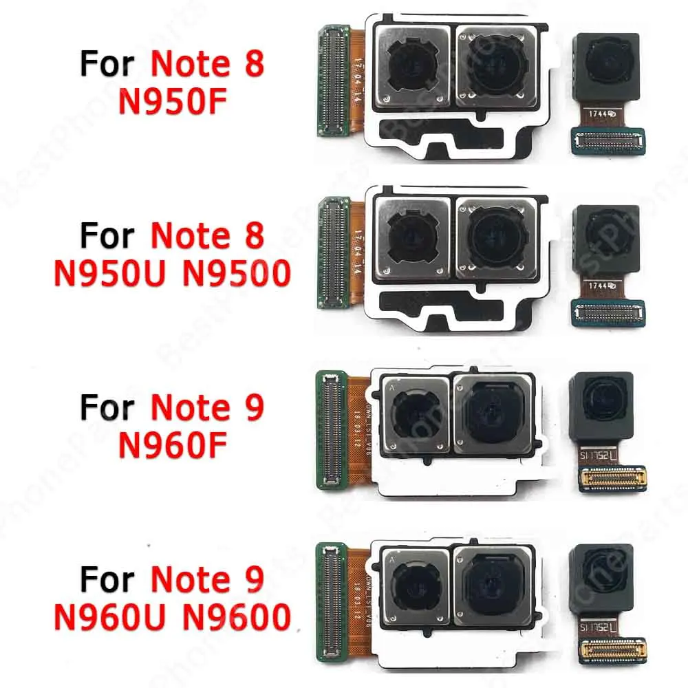 Front Back Camera For Samsung Galaxy Note 9 8 N960 N950 Facing Backside Selfie Frontal Rear Camera Module Spare Parts