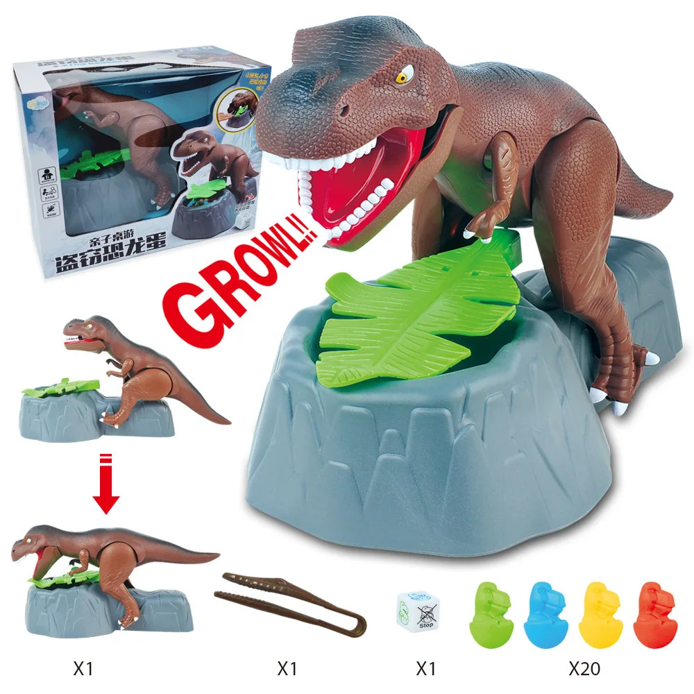 Creative Practical Jokes Electric Dinosaur Toy Family Party Games Classic Biting Game Children Kids Gift