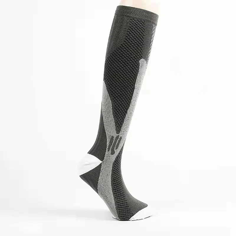 Brothock Medical Sport Kompressionssocken für Männer und Frauen, 20–30 mmHg, Lauf-Krankenschwester-Socken für Krampfadern, Laufen, Radfahren, Reisen