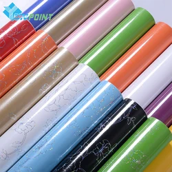 PVC Glossy Waterproof Moistureproof Wall Sticker Kitchen Cabinet Stove Oilproof Film Self-Adhesive Sideboard Furniture Wallpaper