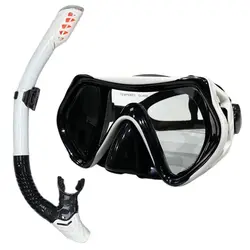 Professional diving mask snorkeling set for adults, silicone skirt, goggles, swimming equipment