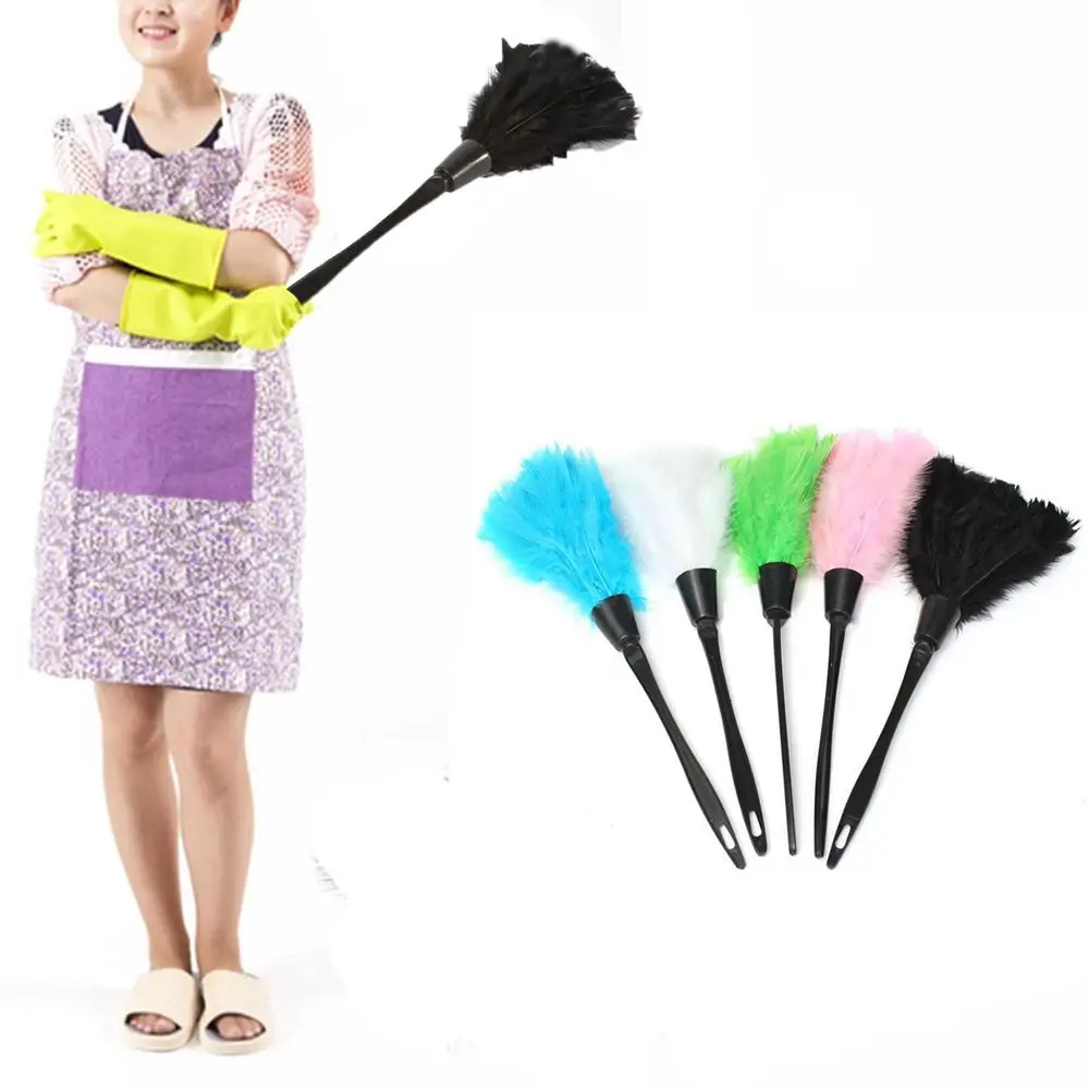 High Quality Portable Car Washer Home Cleaning Plastic Handle Cleaner Turkey Feather Duster