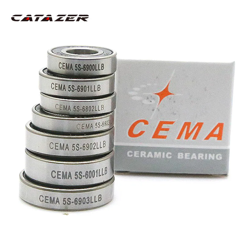 

Cema Hybrid Ceramic Bicycle Bearings Cycling Bracket Bottom Bearing 6001/6801/6802/6803/6900/6901/6902/6903 Bike Hub Bearing