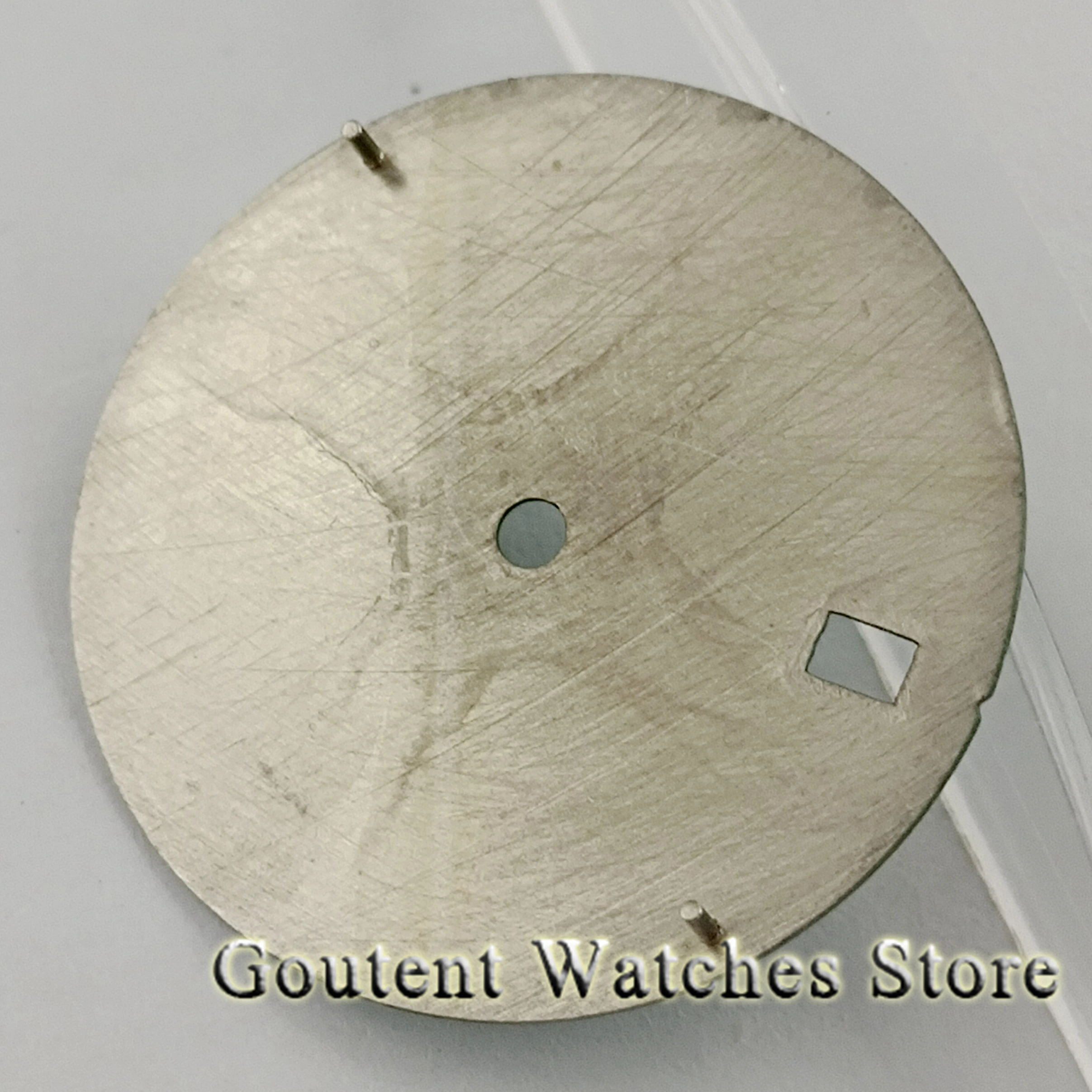 Goutent 28.5mm Black/Green/Gold Sterile Watch Dial Fit NH35 NH36 4R Movement Watch Parts