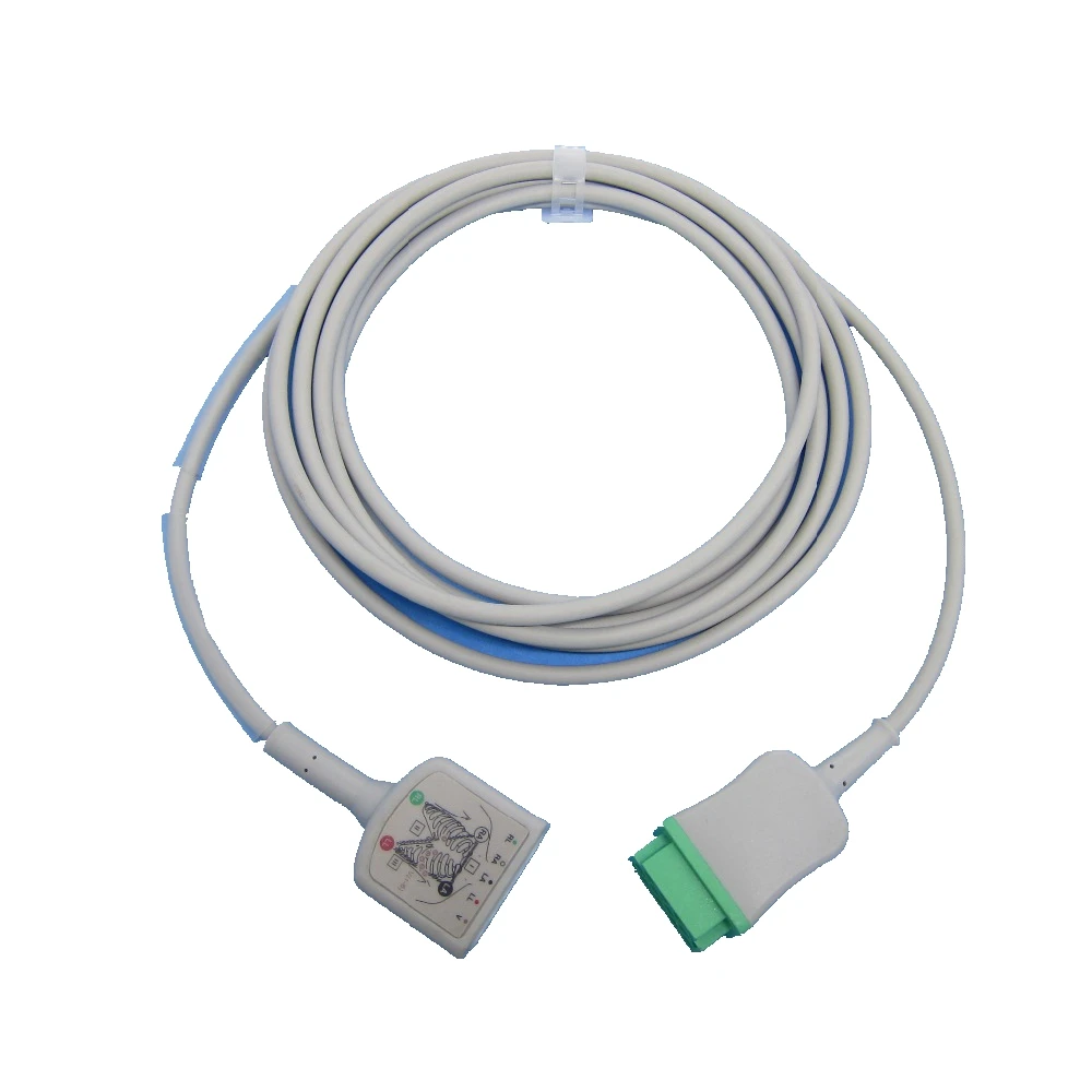 EKG 5-adriges Stammkabel für GE 3-5 Leads Patientenmonitor – Detail 2