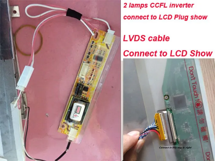 Imagem -03 - Kit para Teclado Controlador de tv 18.4 Polegadas Lcd 2ccfl x Controle Remoto Inversor Lvds Vga Usb av Hdmi Compatível