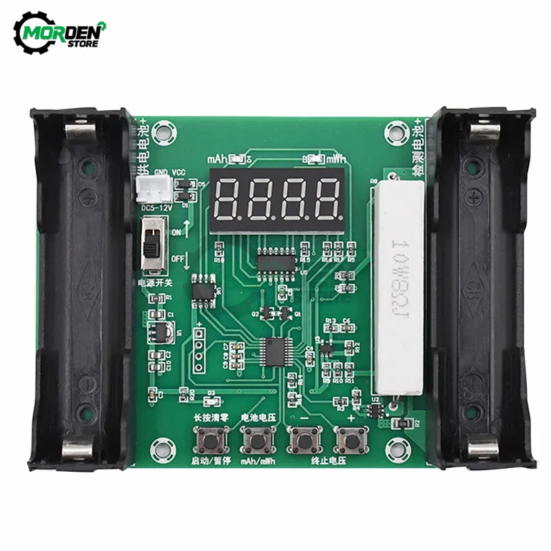 XH-M240 XH-M239 18650 Tester pojemności baterii litowej MaH MwH cyfrowy rozładowania obciążenie monitorowanie baterii Dropship