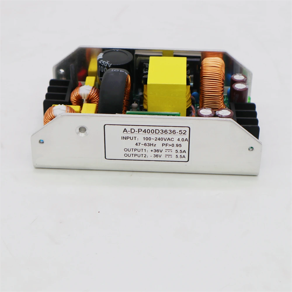 HIFI power amplifier power supply 400W active PFC positive and negative 24V 36V 42V 48V 55V 60V dual voltage output