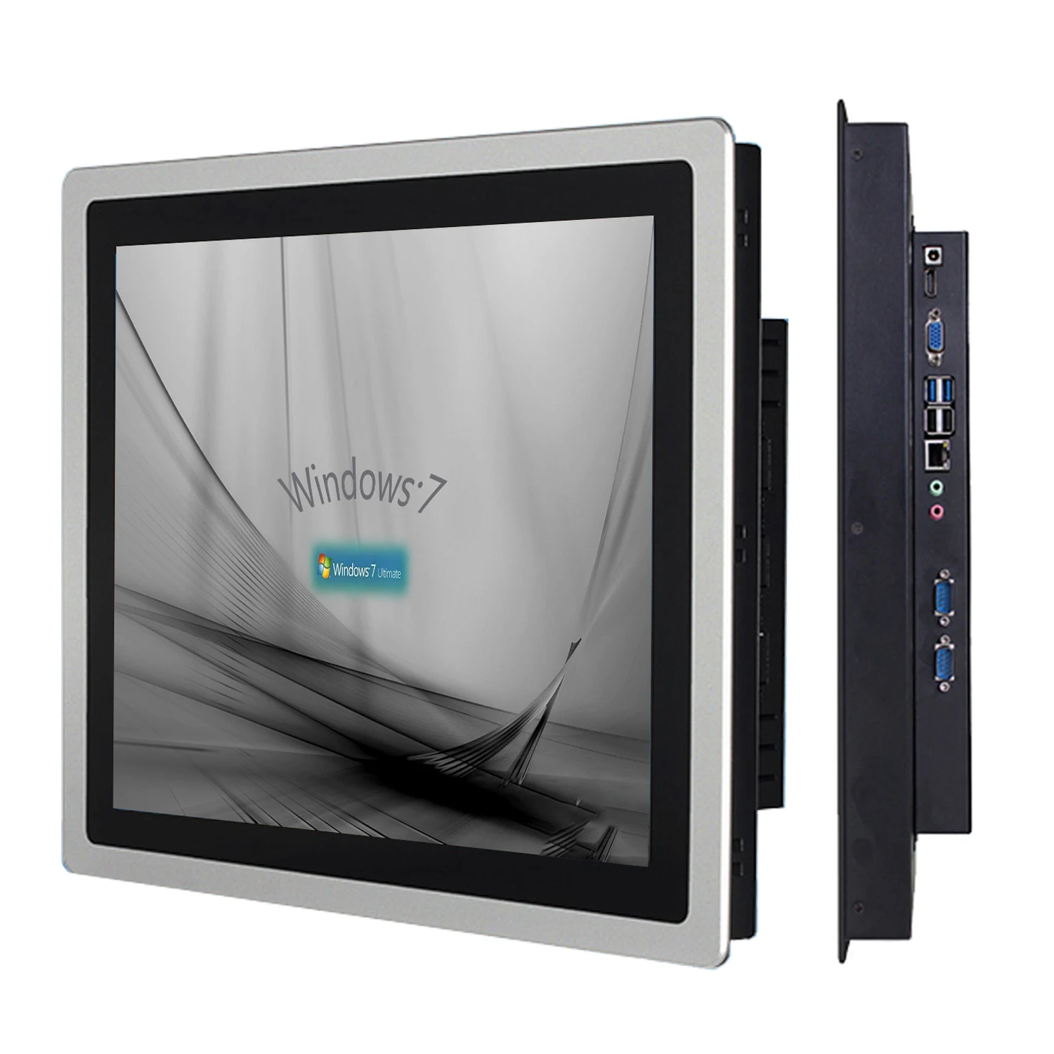 15,6-Zoll-Industrie-Mini-Tablet-Computer All-in-One-Panel-PC mit kapazitivem Touchscreen eingebautes WLAN rs232 com