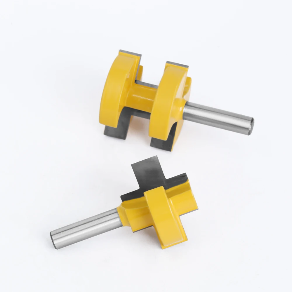 Imagem -04 - Lavie-big Size T-slot Square Tooth Tenon Bit Milling Cutter Carving Router Bits para Madeira Ferramenta de Madeira mm Shank Pcs Set