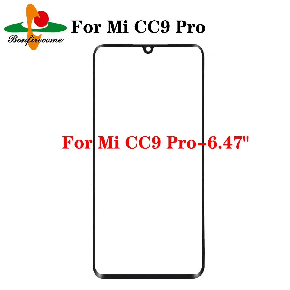 Original quality Touch Screen 6.47" For Xiaomi Mi CC9 Pro Glass Digitizer Front Outer Panel Lens Replacement Repair Part