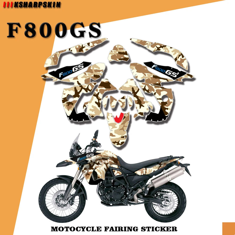 Motorcycle body parts stickers fairing waterproof reflective decals suitable for BMW F800GS  2008-2012