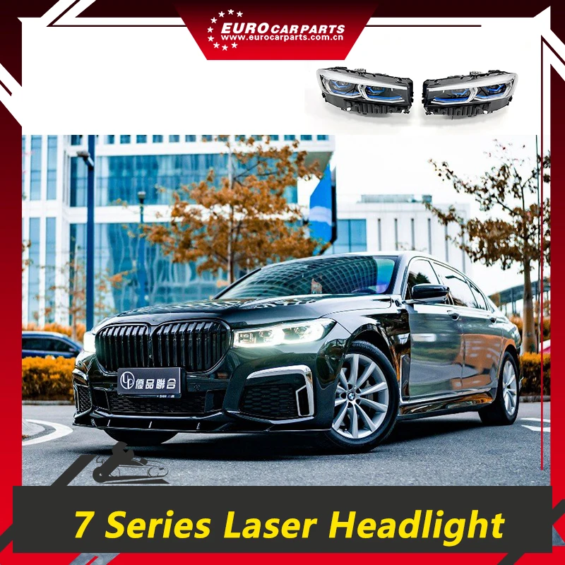 7 Series G12 G11 Headlight and Tail Light Original Laser ABS LED Material Rear Lamp G11 G12 Headlamps 7 Series Headlamp Car